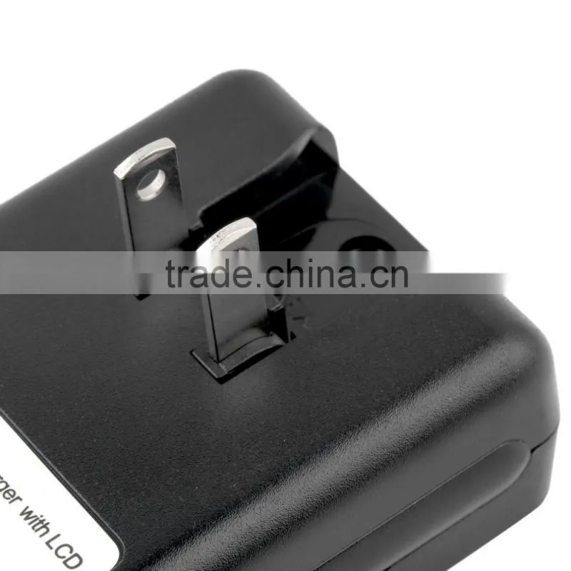 Mobile Universal Battery Charger LCD Indicator Screen For Cell Phones USB-Port