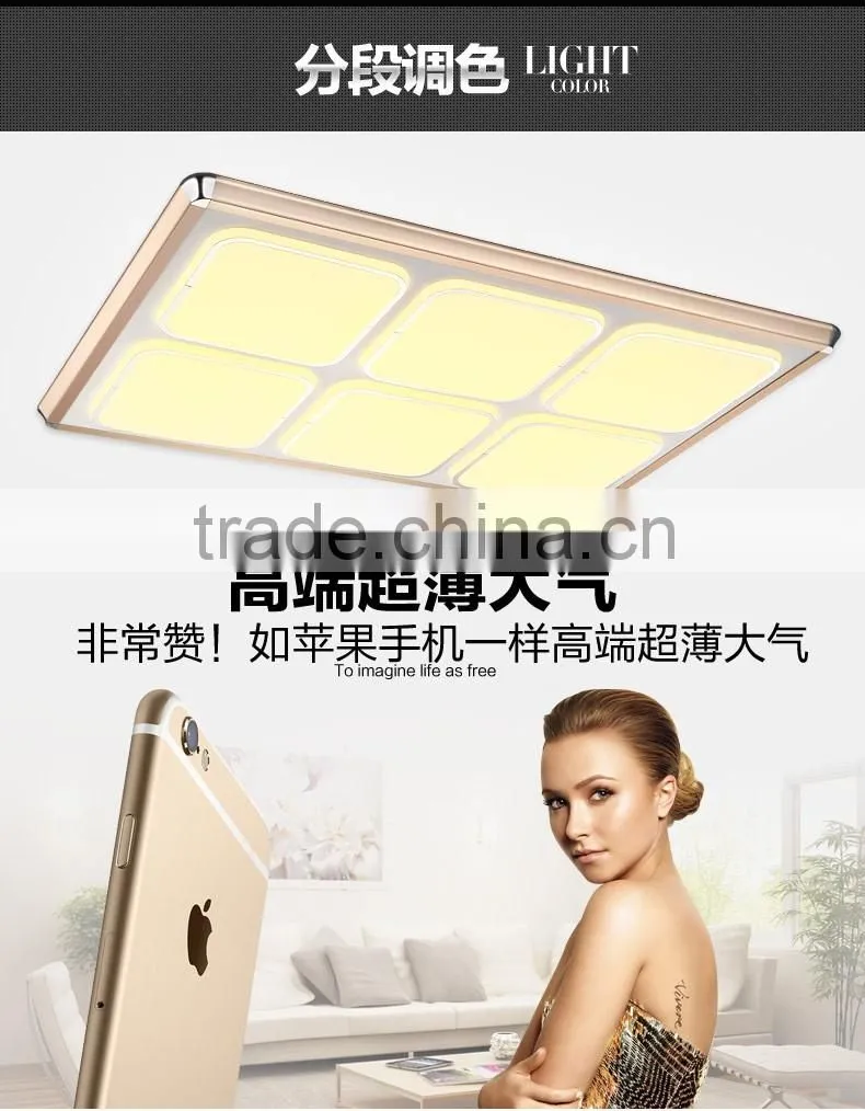 China made surface mount square round led ceiling light fixture home use