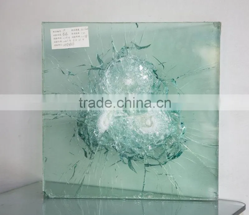 3-19mm bulletproof glass(CCC,AS/NZS2208,CE,FORM-A,FORM-E)
