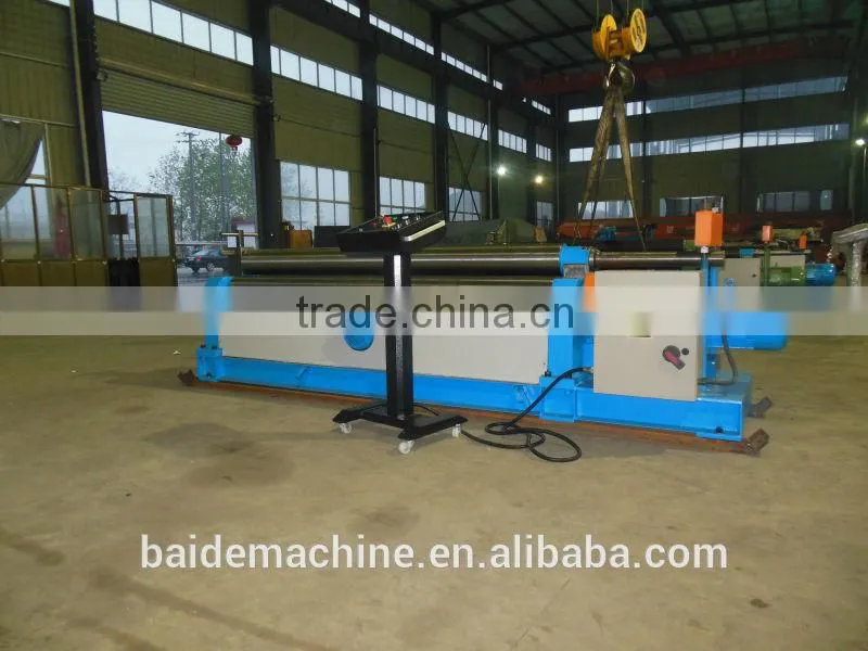 China manufacturer W11 three roller symmeterical bending machine plate rolling machine