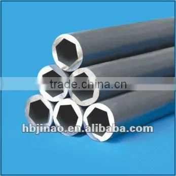 Surface glossy seamless hexagonal steel tube and hexagon steel pipe