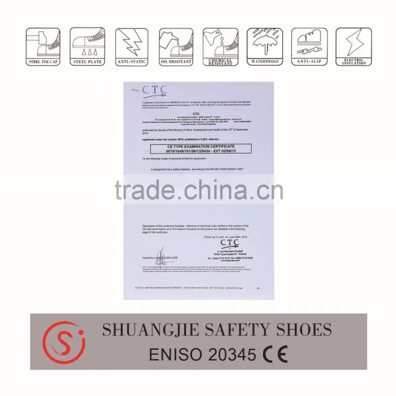 heave-duty industrial PU injection outdoor work safety boots