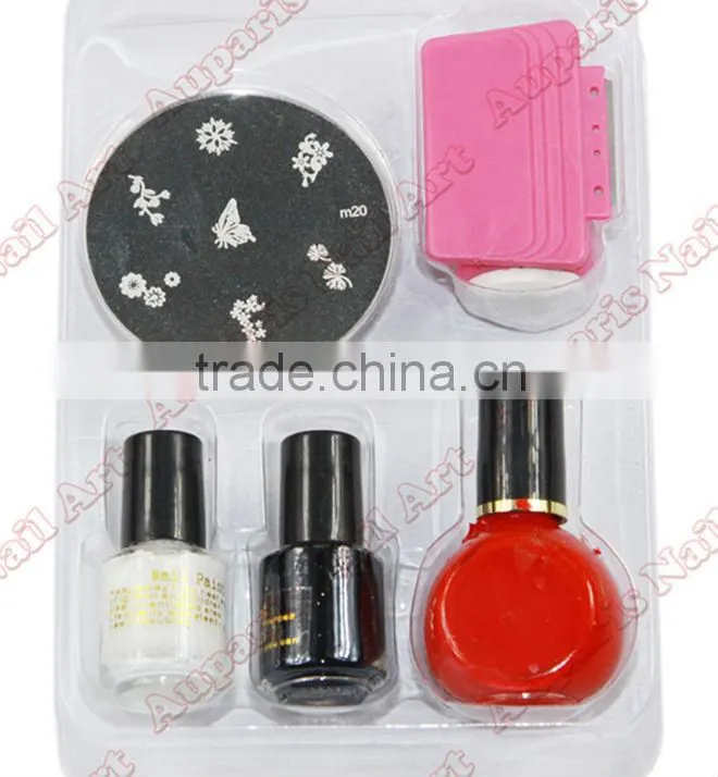 2014 !!! Professional Manufacturer nail art stamping kit,Manicure stamping Kit Decoration,#02656