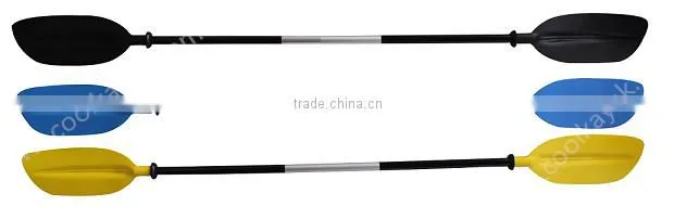 Detachable oval blade kayak paddle with various color can print logo