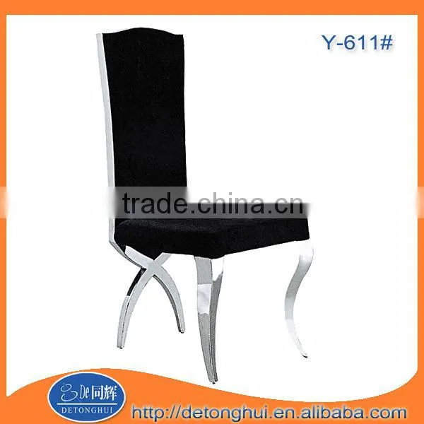 Newest hot sale furniture soft lint table chair Y-611#