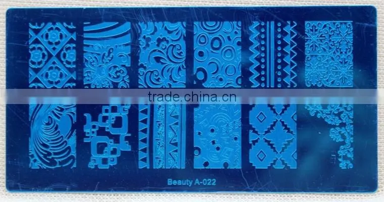 New Nail Art Stamp Image Plates Stamper nail art templates colorful Promotional Offer