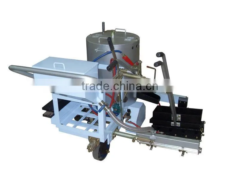 Thermoplastic paint boiler combined road marking paint machine