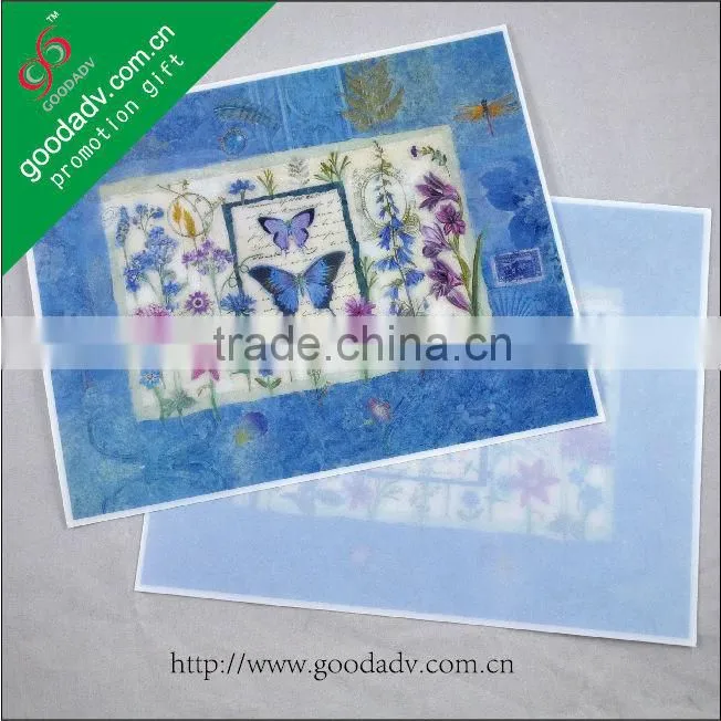2015 Eco-friendly lemon pp plastic table mat