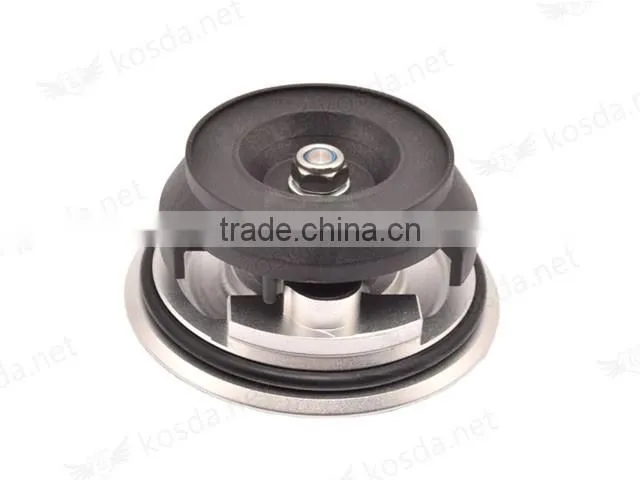 Polished finish fuel cell cap assembly gasket , 12-Bolt Flush Mount Fuel Cell Cap Assembly