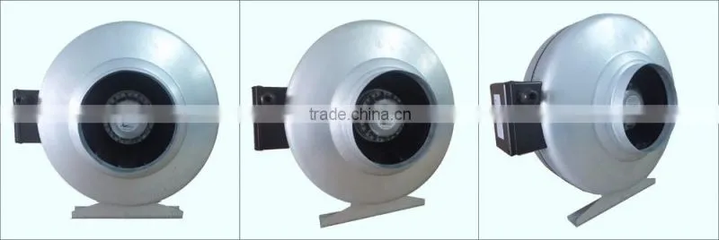 6 inch high efficiency inline fan with 2016 new design housing