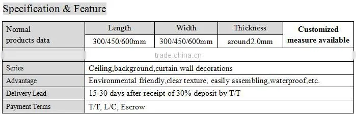 Decorative ceiling panels