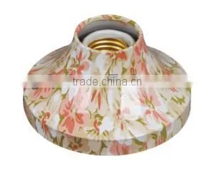 Home Appliance Electrical Light T8 Lamp Holder Wooden Color Style