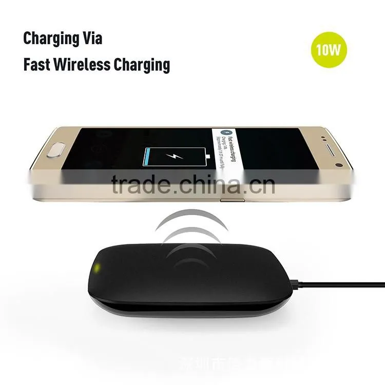 2016 new arrived 9v fast charger qi wireless chager for Samsung Note5 S6 edge