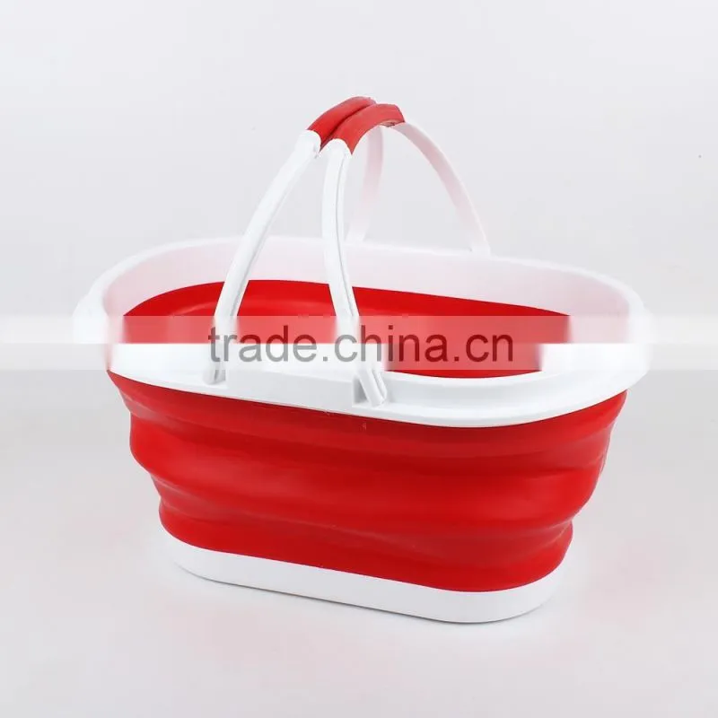 Wholesale food grade plastic Collapsible Basket
