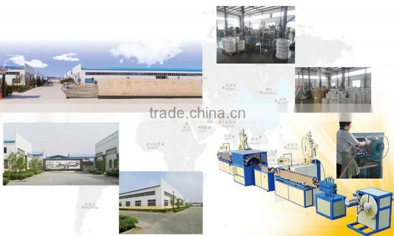 Weifang plastic extruder/PVC pipe extrusion machine/pvc lay flat hose production line