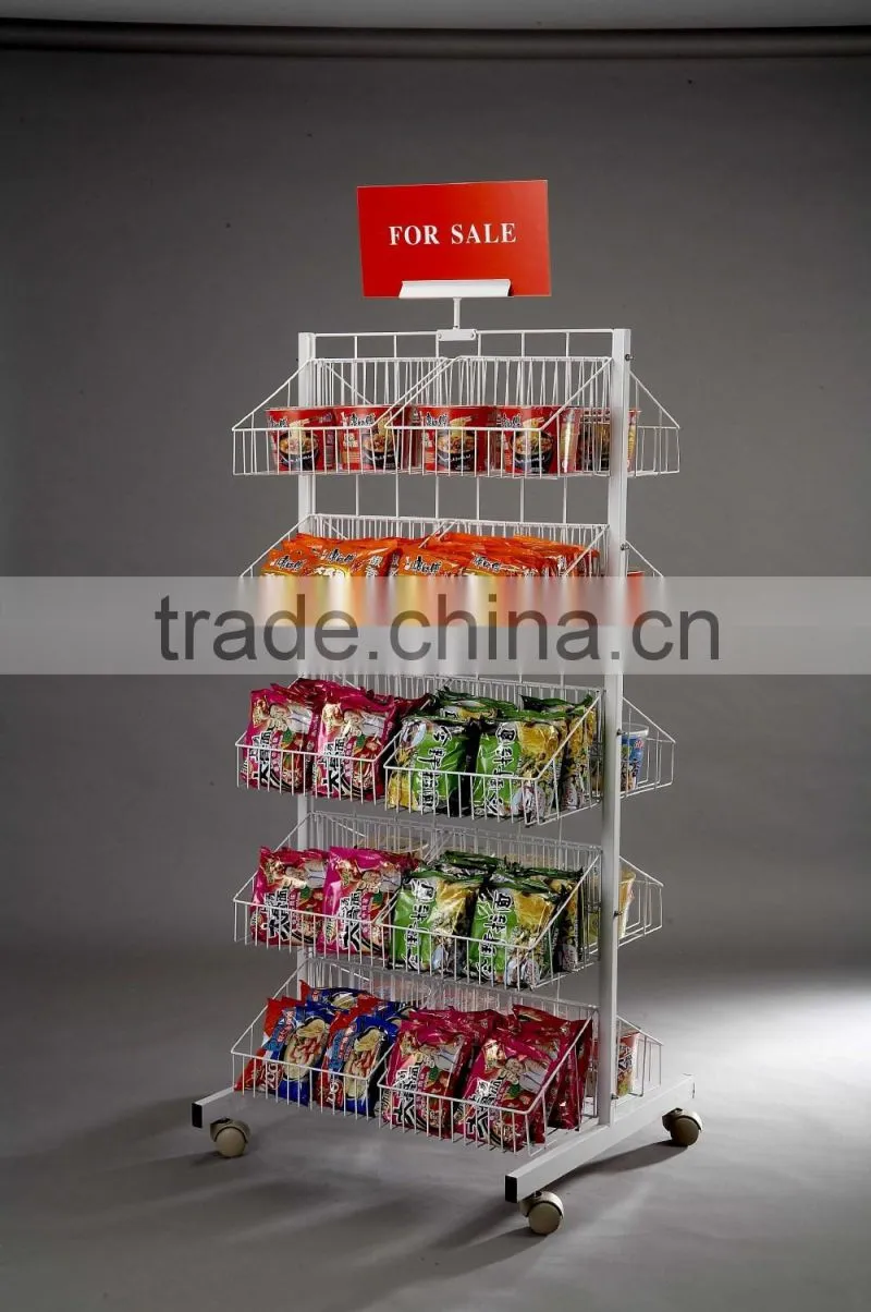 metal food display stand