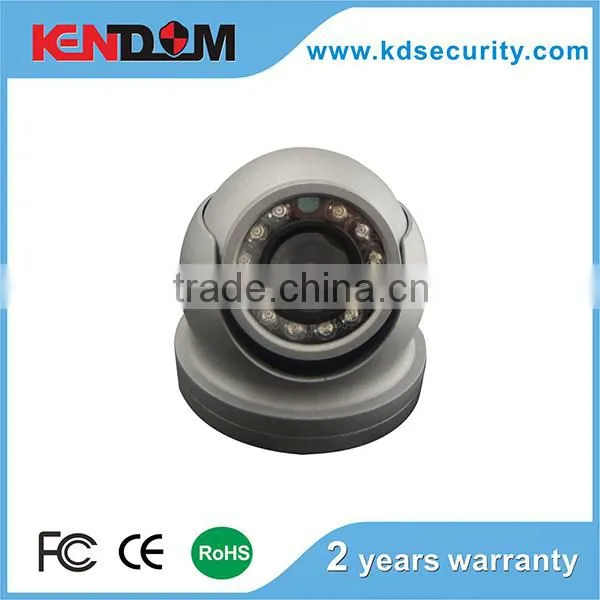 Vehicle camera Mini IR Vandal-proof Dome Camera wide angle 2.8mm fixed lens Mini Camera size: 59*59*55mm