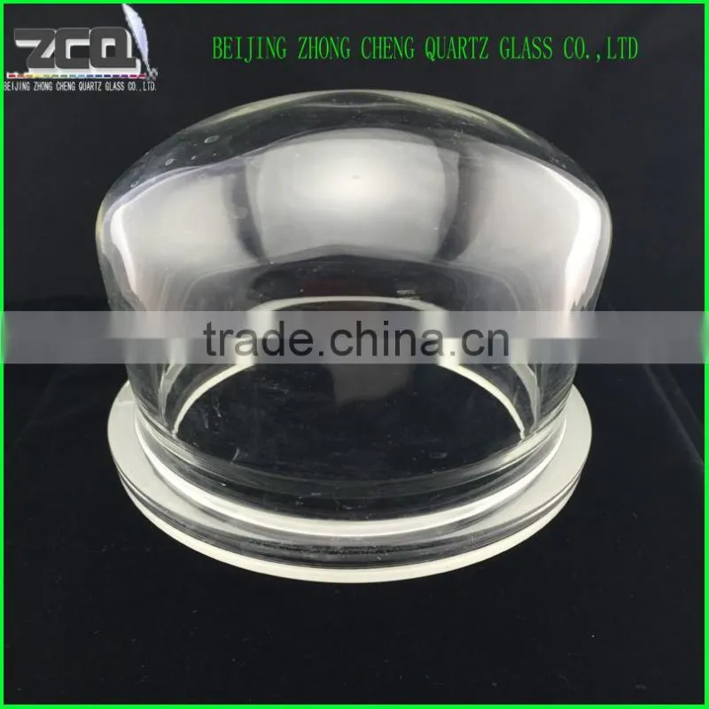 Hot Selling Quartz Glass Dome Fused Silica Bell Jar