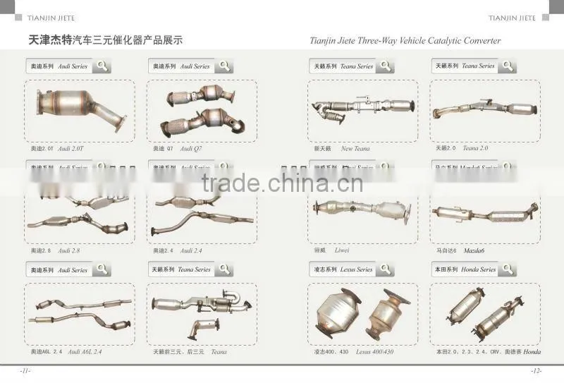 2013 hot sale exhaust manifold Toyota catalytic converter for cars