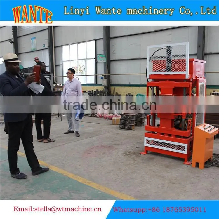 WT2-10 Fully automatic Brazil tijolos eco maquinas brick machine