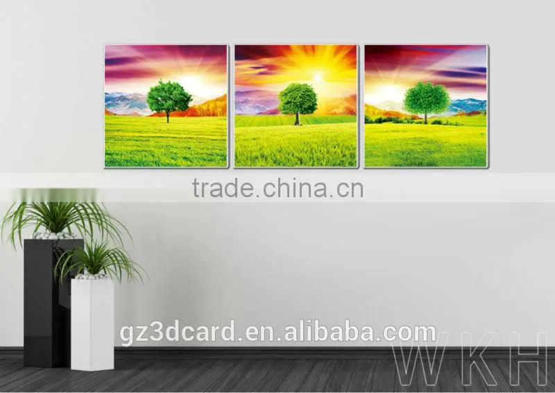 New Material PET 1.5mm No Frame Picture Decoration Images Changing Wolf 3D Picture
