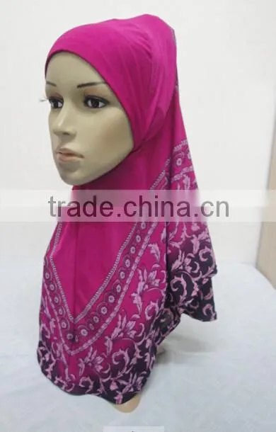 H294 latest muslim hijab with beautiful prints,muslim scarf