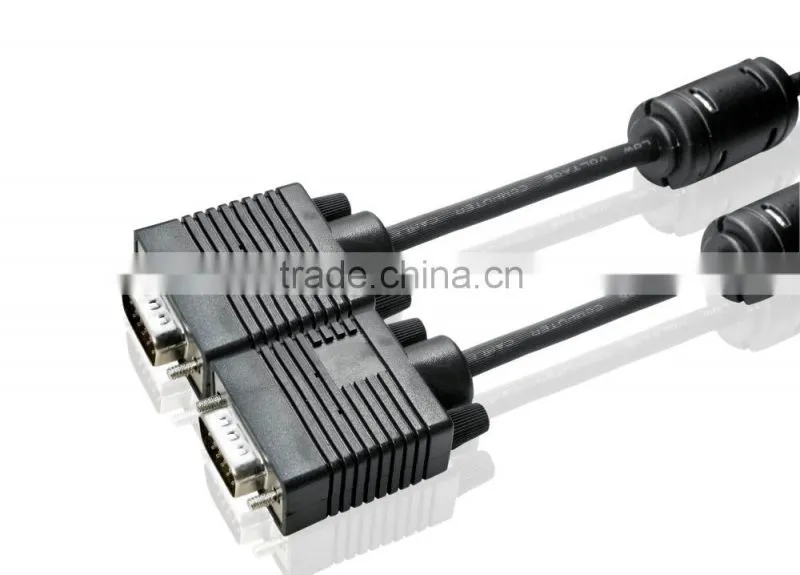 hd15 vga male to male with gold plated