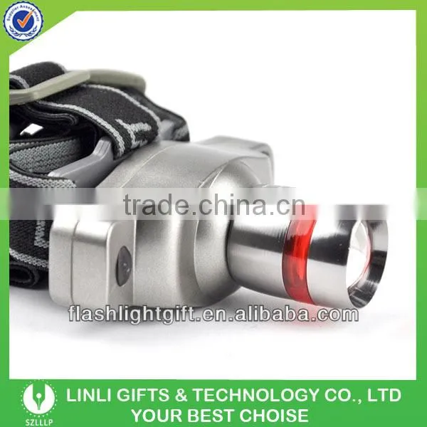 Cree Q5 Led Zoomable Head Light Flashlight