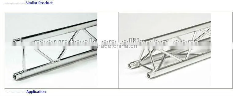 Shenzhen Mounteck heavu duty load aluminum truss 290mm concert stage roof truss