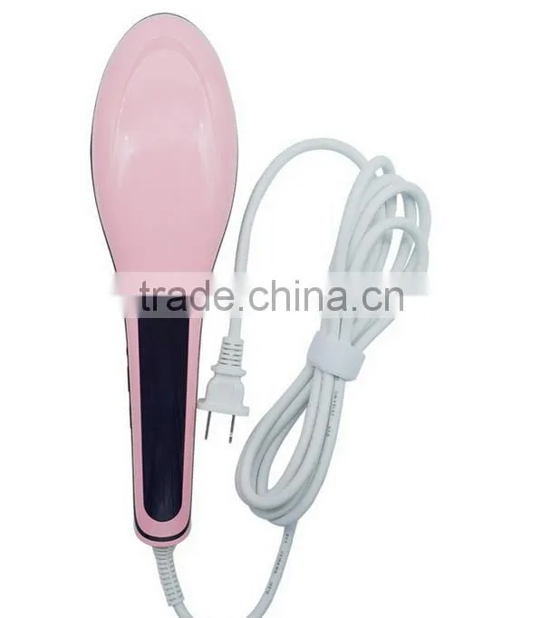 manufacturers Original Beautiful Star Hair Straightener Comb Brush With LCD Display with CE ROSH UL