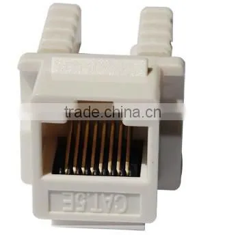 High quality Cat 5e UTP Keystone Jack 90 degree