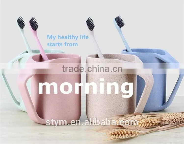 Eco-friendly Wheat Straw plastic mug cup coffee mug from china