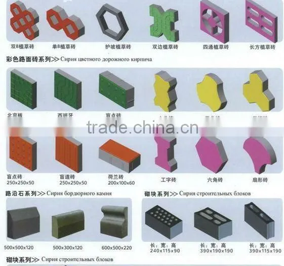 DY-150TB cement concrete brick making machine, concrete brick maker