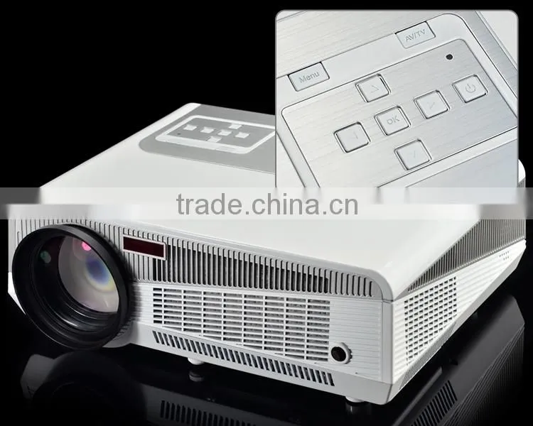 Brightest 4500lumens Built-in Android 4.2.2 Native Full HD Led Android Digital Smart Projector,Wireless connect to iPhone/iPad