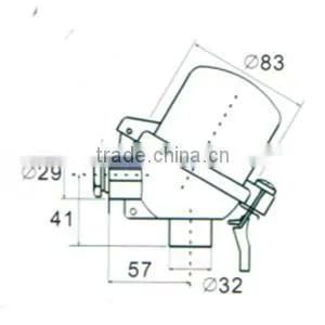 Sensor connection head DANW