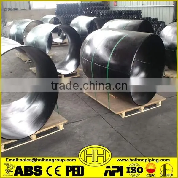 China supplier ASTM A234 WPB Carbon steel fitting 90 degree elbow with ISO Certificate