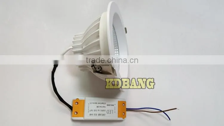 High quality die-casting aluminum 8 inch 30w led downlights two years warranty