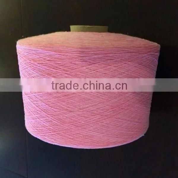 Hot cotton polyester working glove yarn