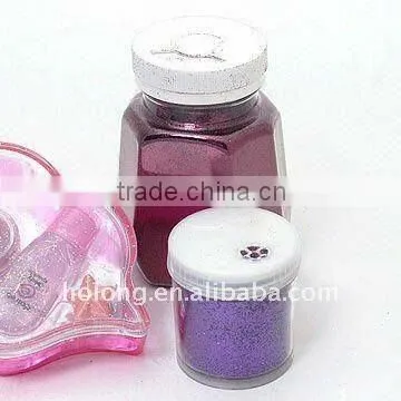 0.3mm /0.01inch Hexagon Purple glitters powder