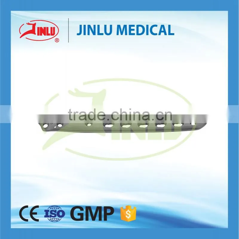 china factory distal femur lateral locking plate (LCP), orthopedic implant titanium trauma plate, femur safety lock plate