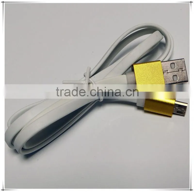 China Factory Supply Metal Connector Micro USB Data Cable