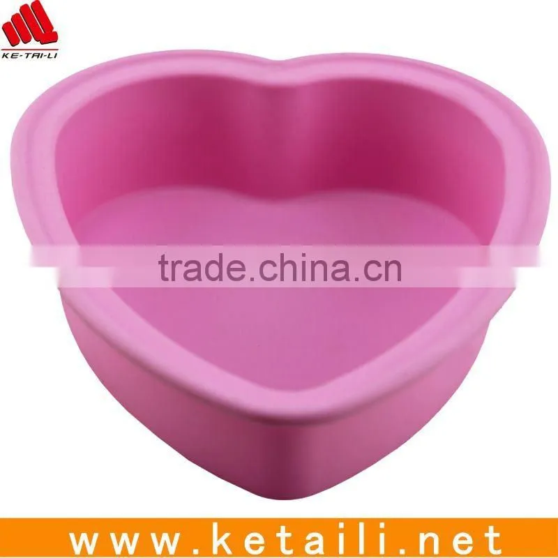 Heart-shape Silicone bakeware, silicone