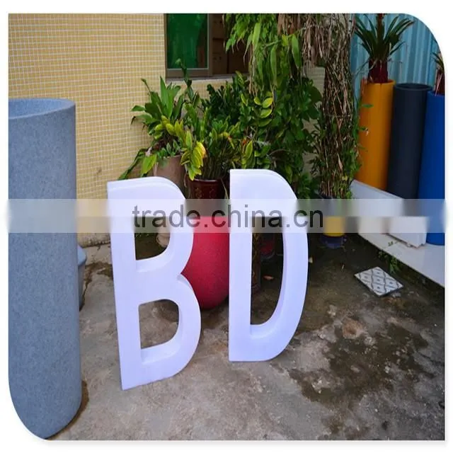 Modern design decorative led alphabet letters, colorful led letters