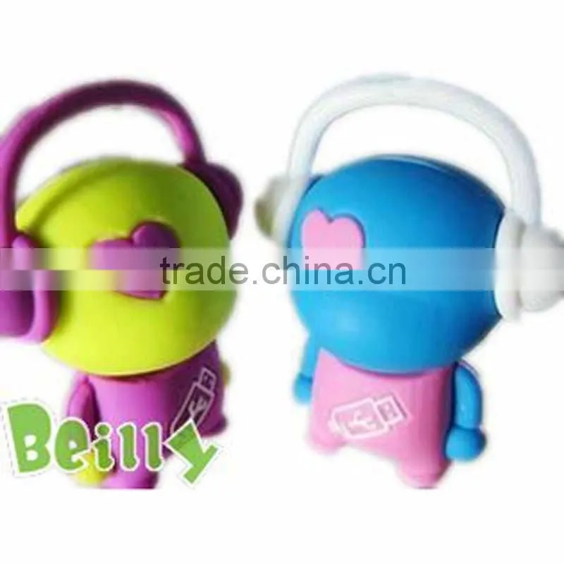 High quality 100% eco-friendly silicone usb flash memory