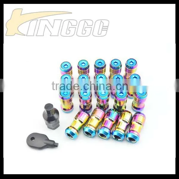 Auto Formula 45mm Extended Rim Racing Universal Wheel Locking Nut For Car
