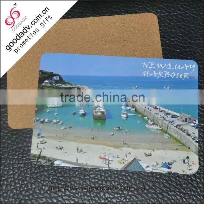 Made in china waterproofing non-slip wholesale cork placemat