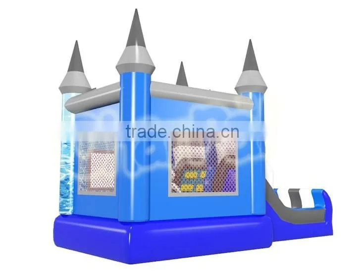2016 New Design wholesales ice and snow theme bouncers,outdoor inflatable bouncer,cute castle