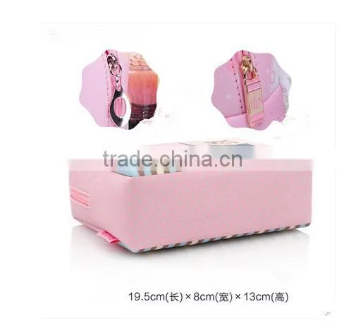 pu cosmetic bag 2016 new arrival cute elegant cosmetic bag personalized