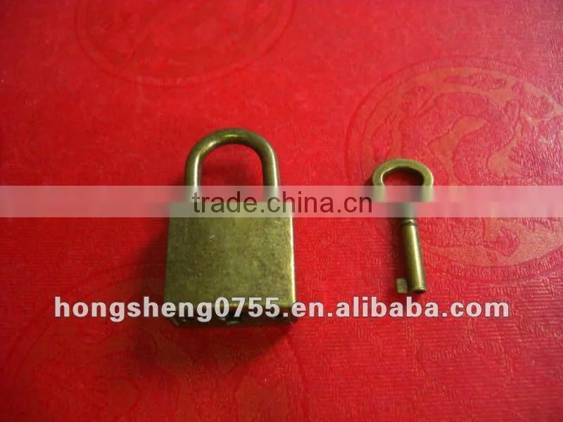 best seller cheap price bronze padlock for dairy book /HS0745