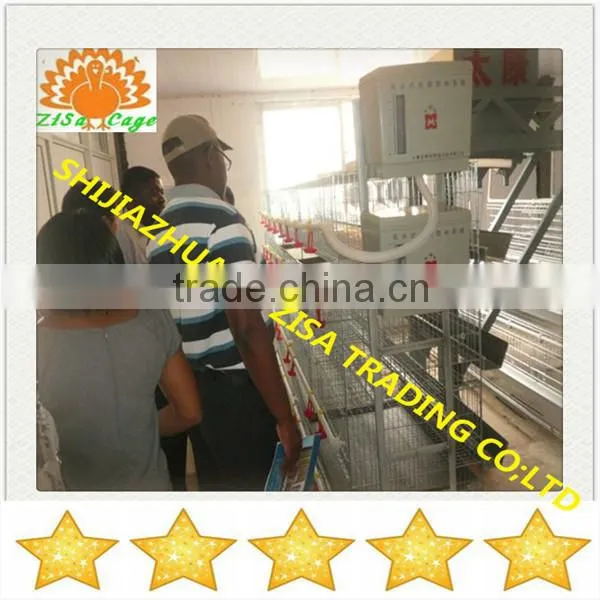120 birds poultry cage for battery layer chicken farms
